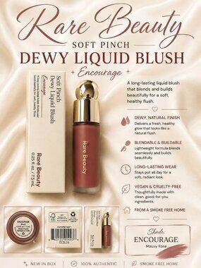 Rare Beauty Soft Pinch Dewy Liquid Blush Encourage